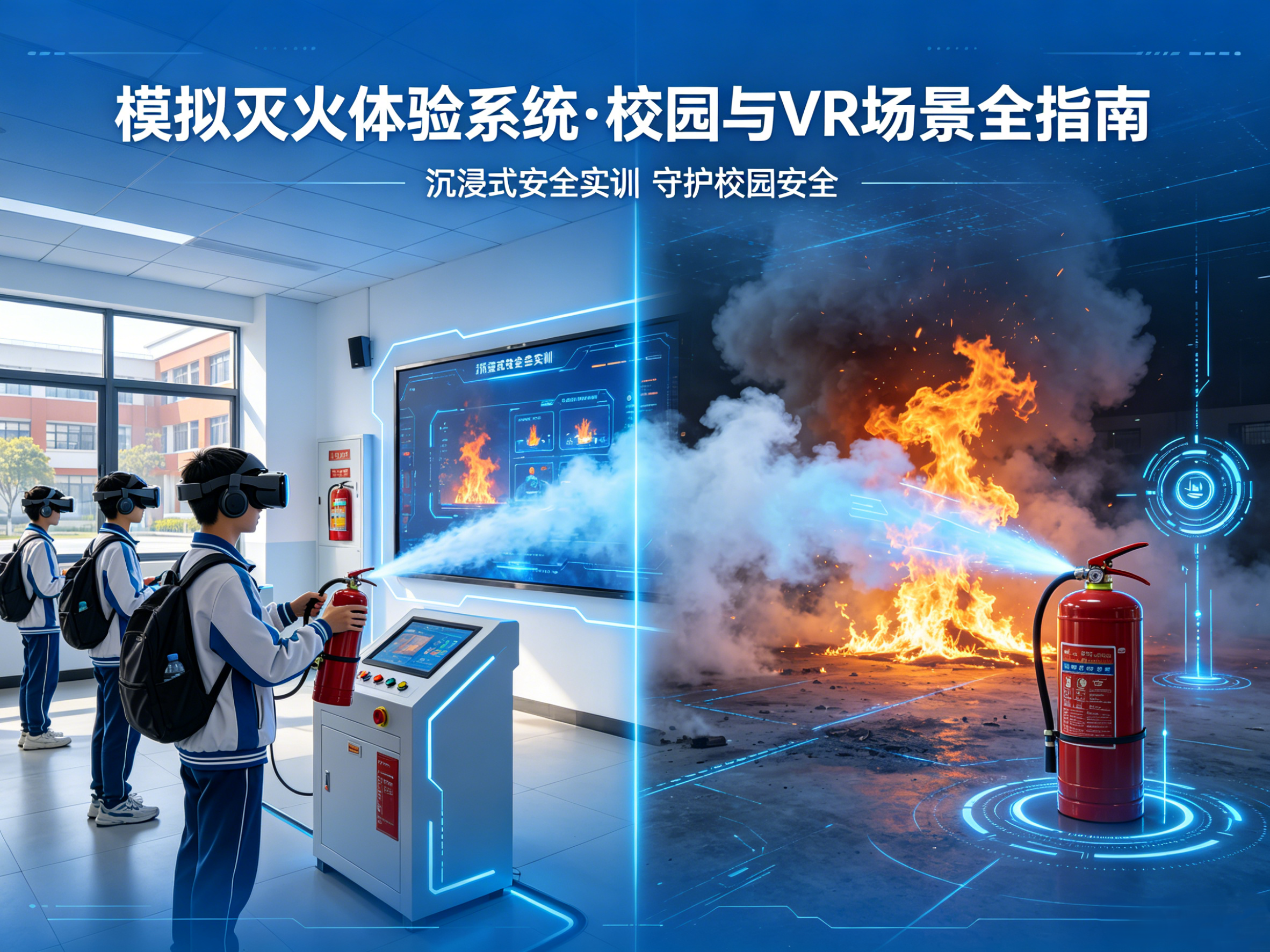 如何选择模拟灭火体验系统？校园与 VR 场景全指南